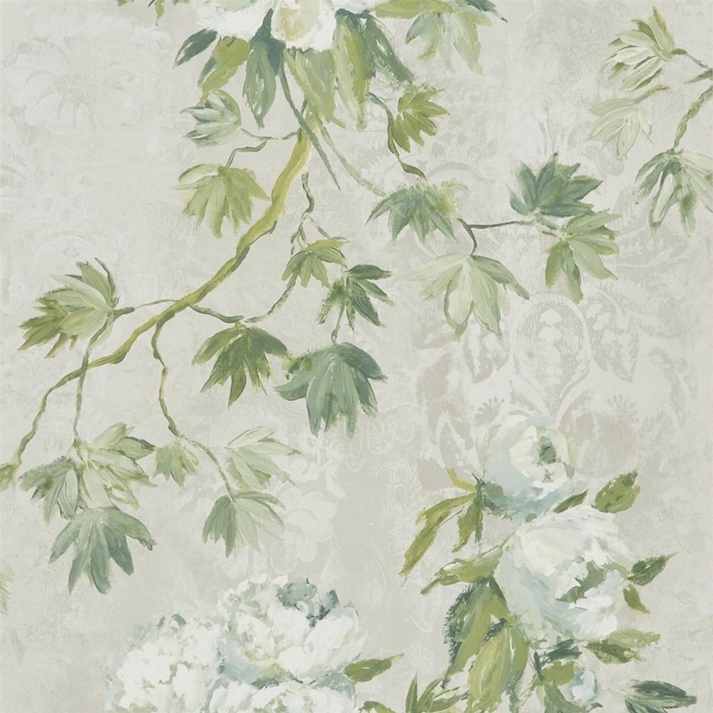 Floreale Wallpaper PDG673 by Designers Guild in Steel Multi